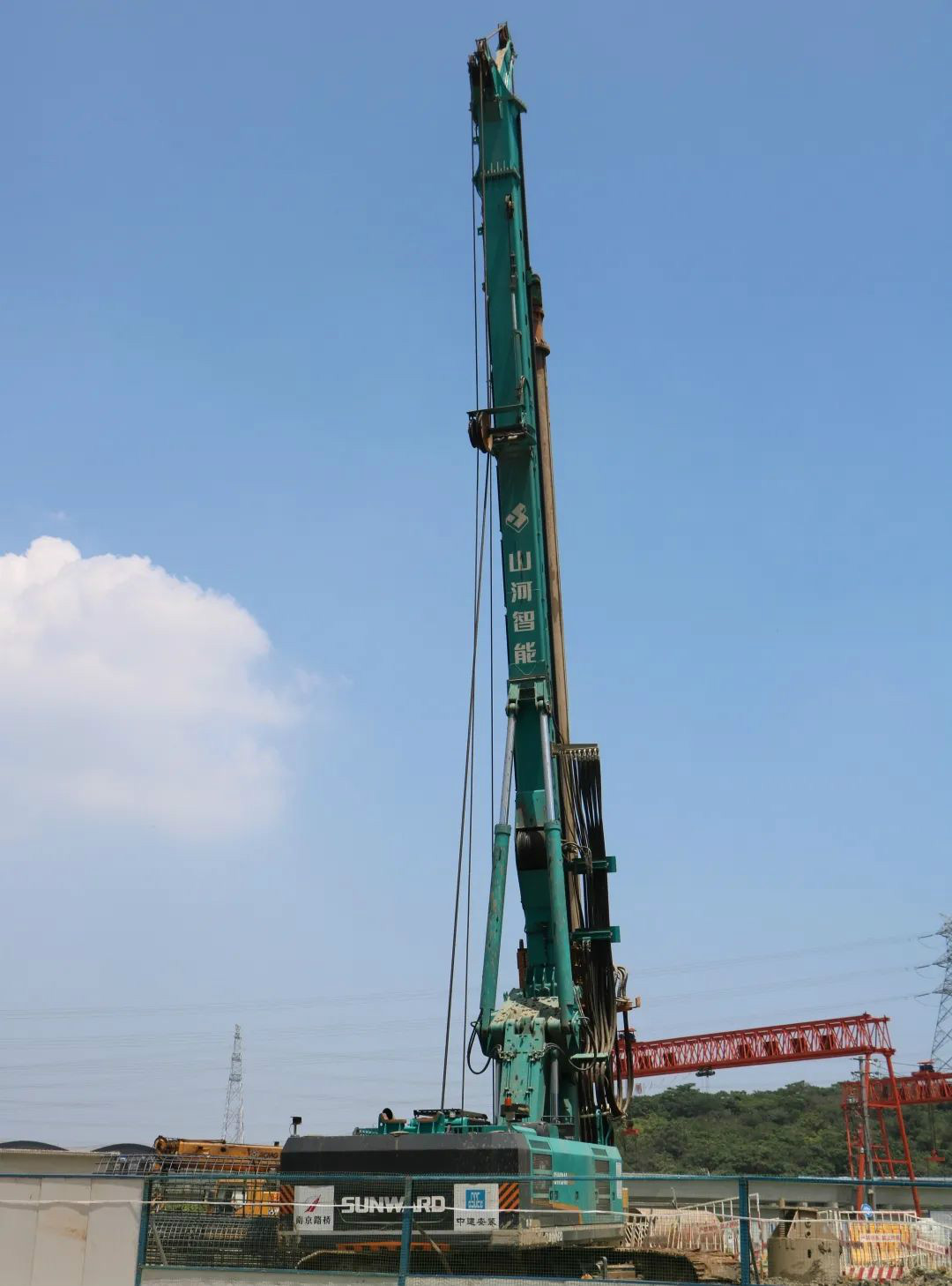 强悍表现赢青睐！ca888亚洲城智能360H旋挖钻助力南京312国道改扩建