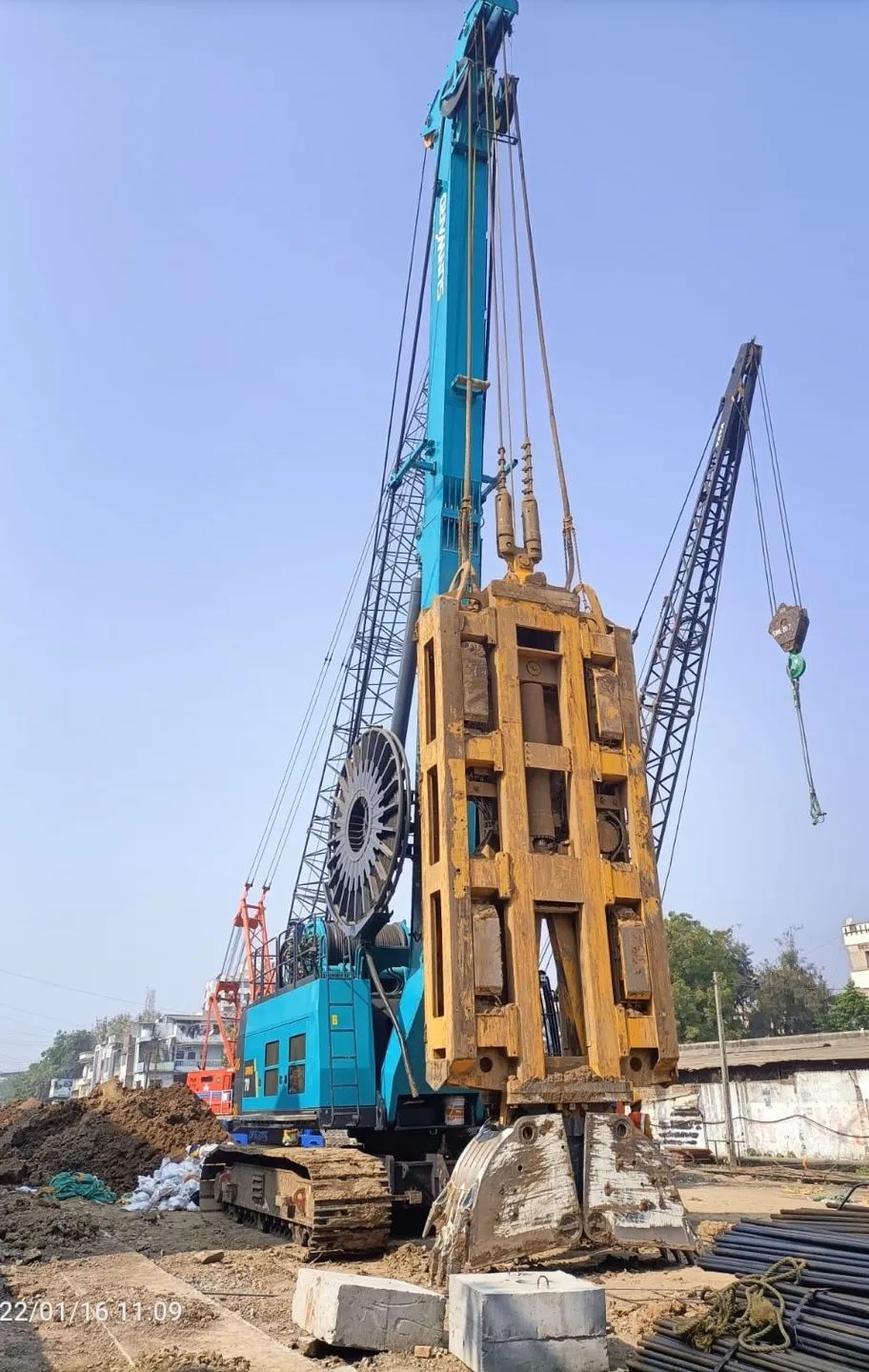 感谢信！ca888亚洲城智能SWHG70液压抓斗助力海外基础施工获肯定