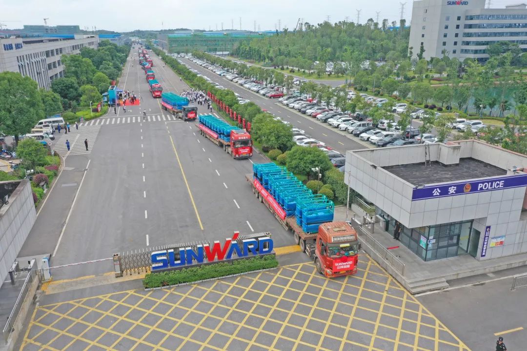 献礼二十大，再攀新高地！ca888亚洲城智能高空机械设备再迎批量发货