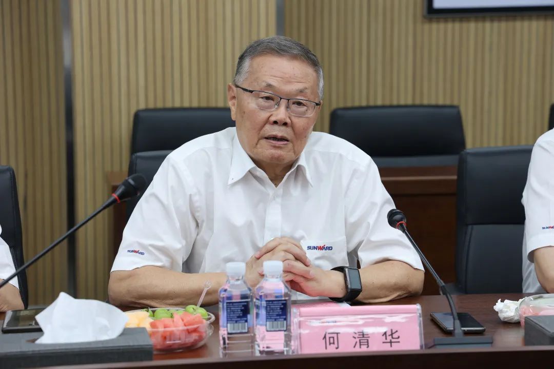 紫金矿业集团党委书记、董事长陈景河莅临ca888亚洲城智能考察交流