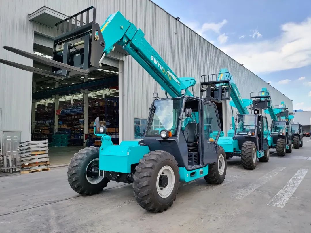 单笔采购金额千万元！ca888亚洲城智能伸缩臂叉装车批量出口