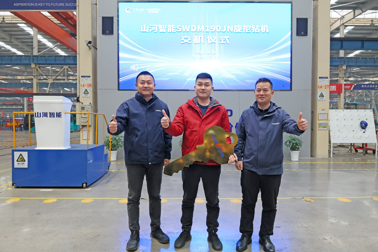 持续火热交付！ca888亚洲城智能SWDM190JN旋挖钻机备受全国各地客户青睐