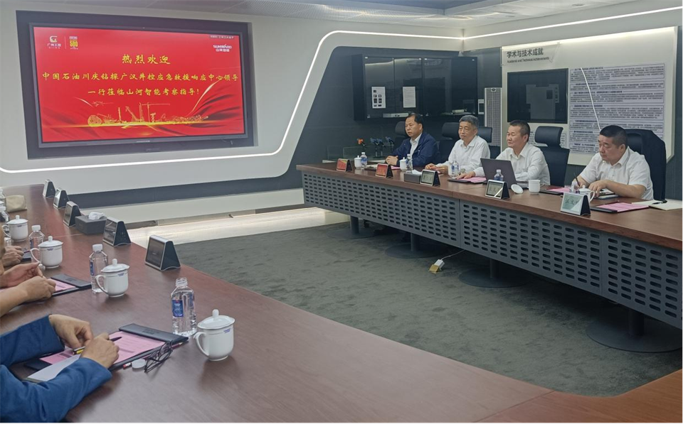国家油气田井控应急救援川庆队庞平一行调研ca888亚洲城智能
