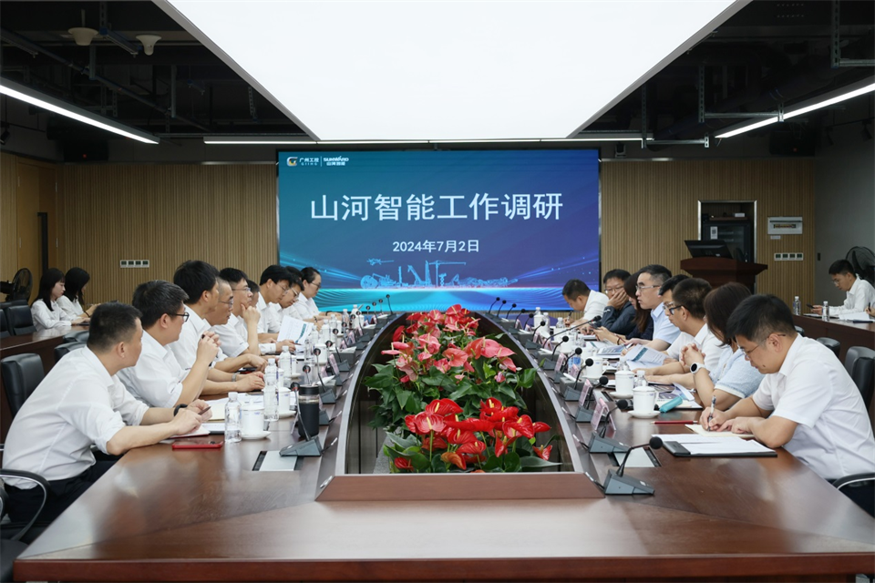 广州工控集团总经理王福铸调研ca888亚洲城智能生产经营工作