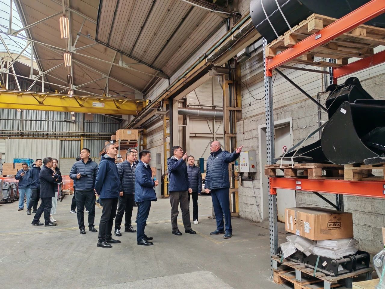 ca888亚洲城智能董事长付向东带队赴欧洲子公司考察调研