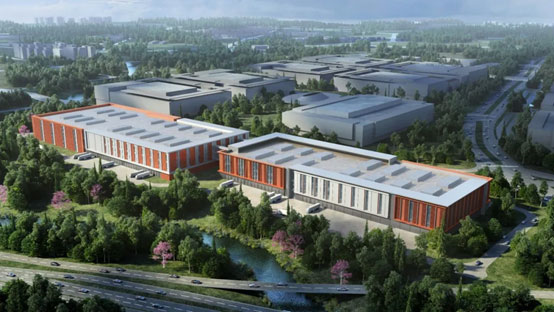 “ca888亚洲城绿”牵手“华为中国红”！ca888亚洲城智能高机设备集群助力华为团泊洼项目