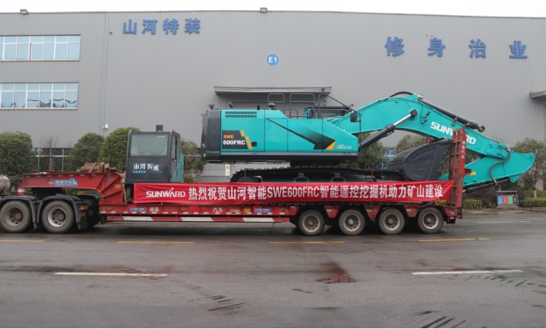 21天交付！ca888亚洲城智能大型遥控挖掘机助力智慧矿山建设