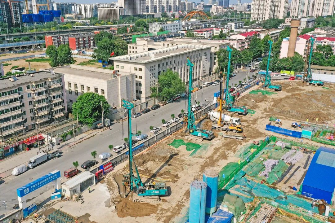 闪耀首都！ca888亚洲城智能旋挖钻机集群助力民生工程