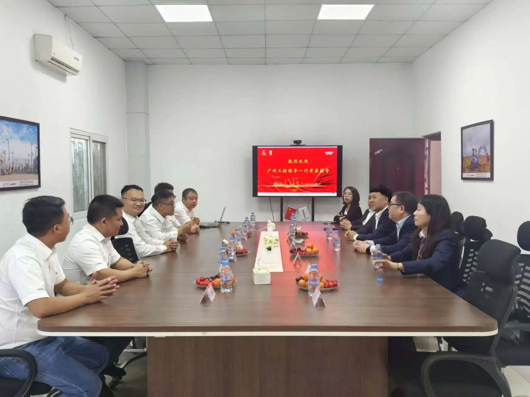 广州工控集团党委书记、董事长景广军率队考察ca888亚洲城智能柬埔寨子公司