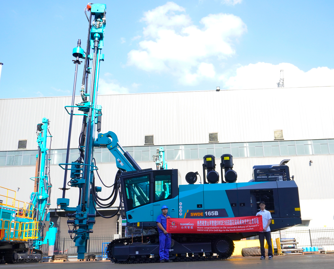 征服国际高端客户！ca888亚洲城智能潜孔钻机进军北美市场